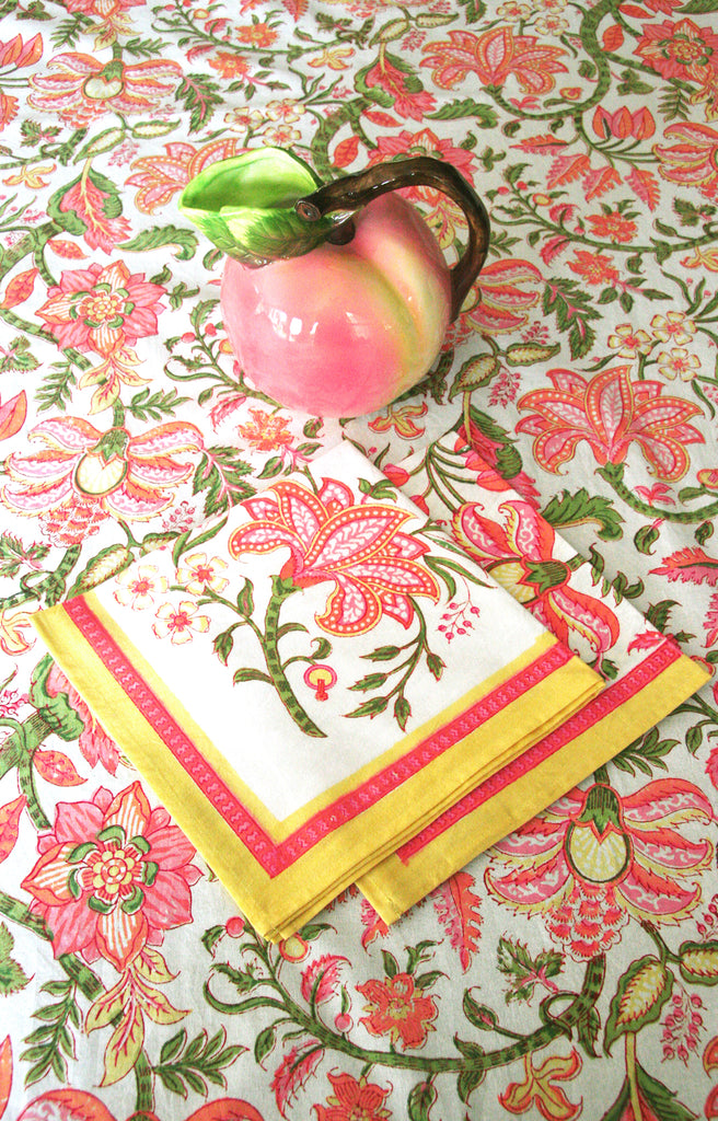 Table Linens in Summer Tapestry