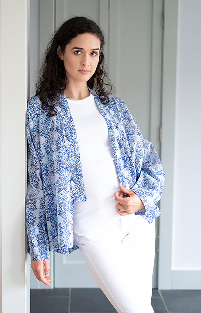 Sara Jacket in Vine Leaves