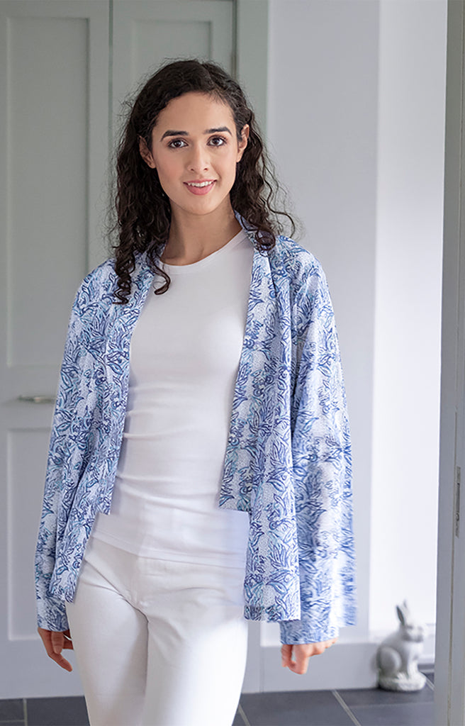 Sara Jacket in Vine Leaves