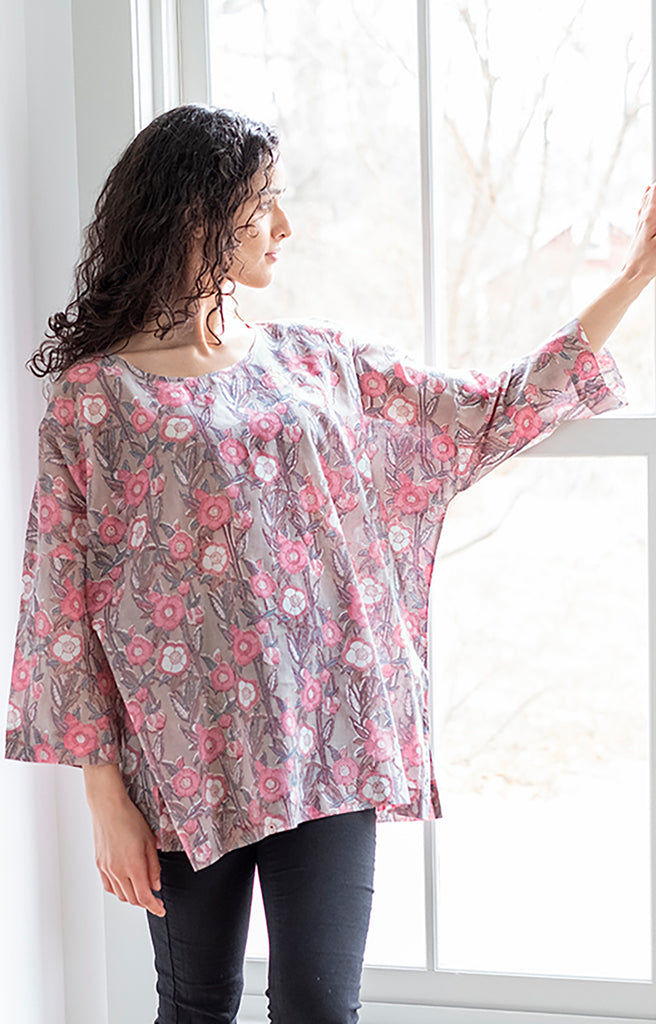 Easy Shirt in Wild Rose