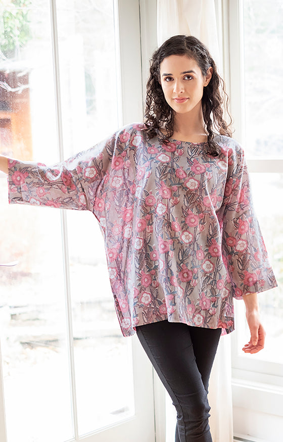 Easy Shirt in Wild Rose