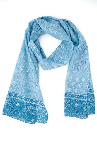 Anokhi USA - Scarf in Faded Flowers
